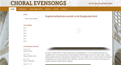 Desktop Screenshot of evensongsleiden.nl